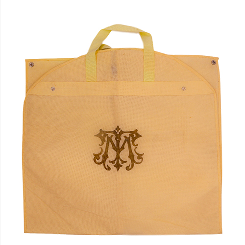 黃色西裝無(wú)紡布服飾收納袋訂制