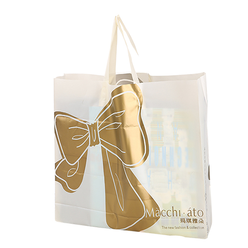 黃色手提PO禮品服裝袋定做