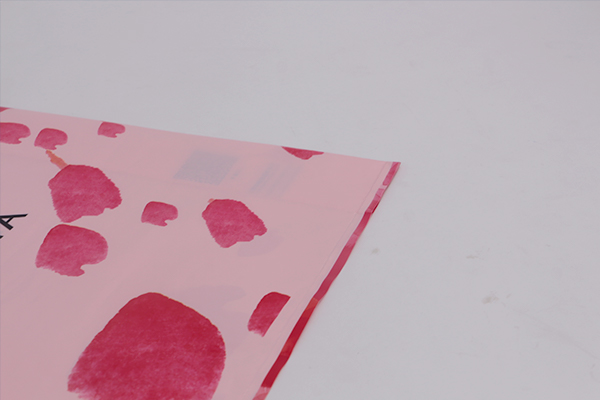 紅色PE廣告平口袋