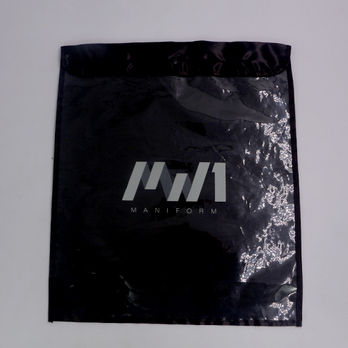 黑色廣告服裝宣傳無(wú)紡布紐扣袋定做