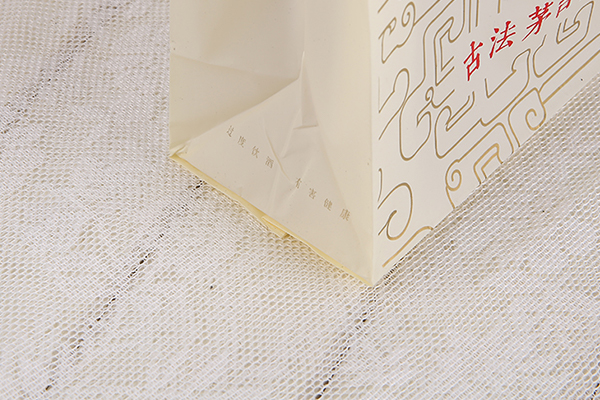 米色手提PO禮品膠袋