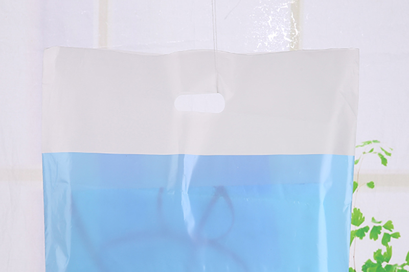 藍(lán)色PE平口服裝袋