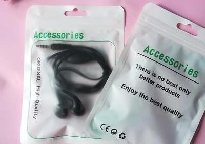 透明白色數(shù)據(jù)線耳機線包裝袋